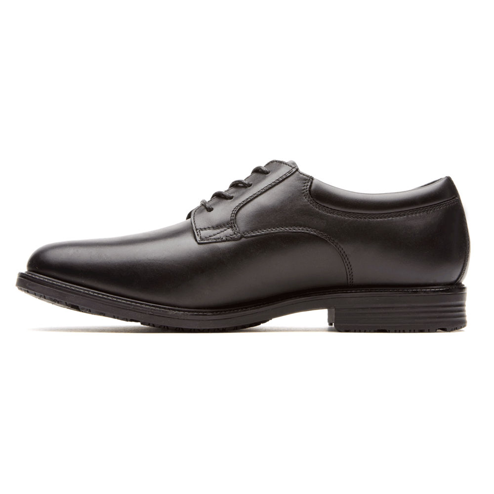 Rockport Singapore Mens Dress Shoes - Essential Details Waterproof Plain Toe Black - MH2631459